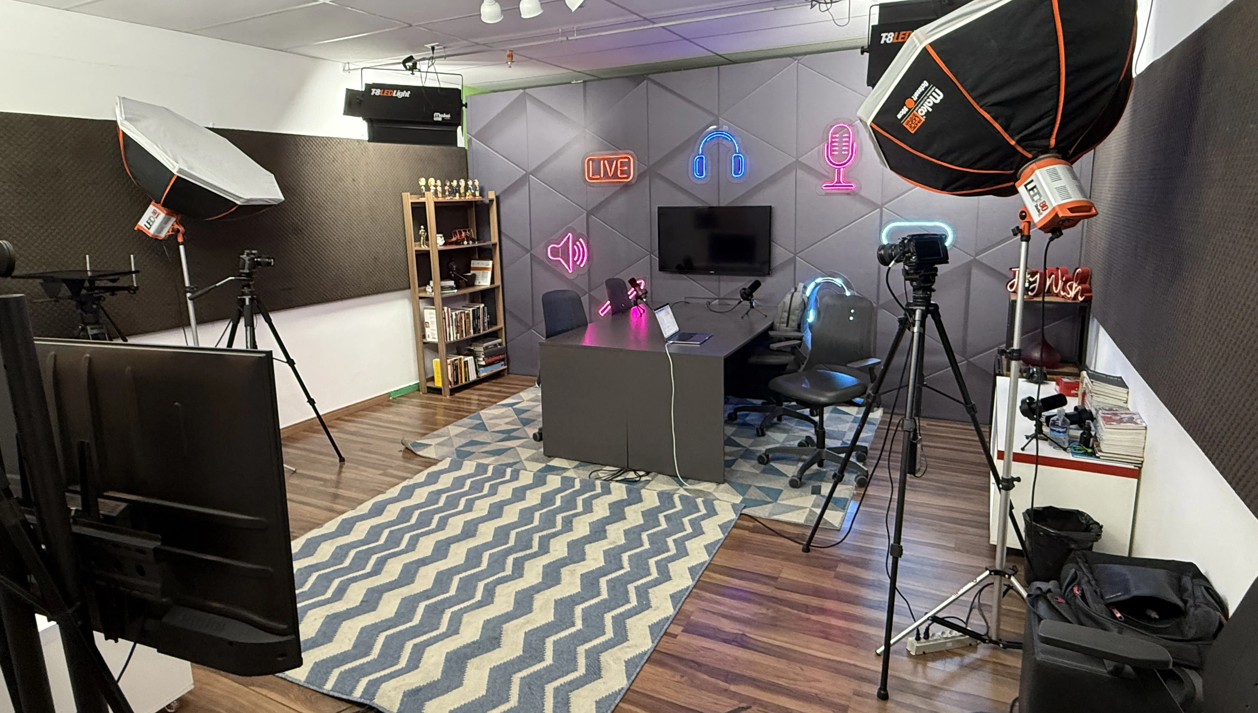 Estúdio de podcast e videocast
