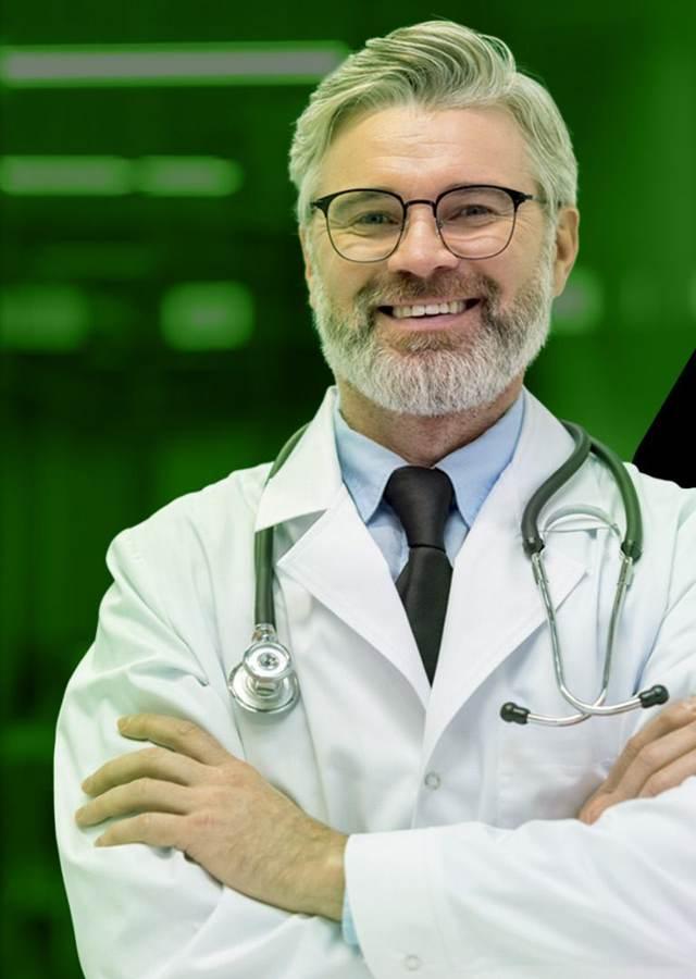 Médico conectado à rede metaDoctors